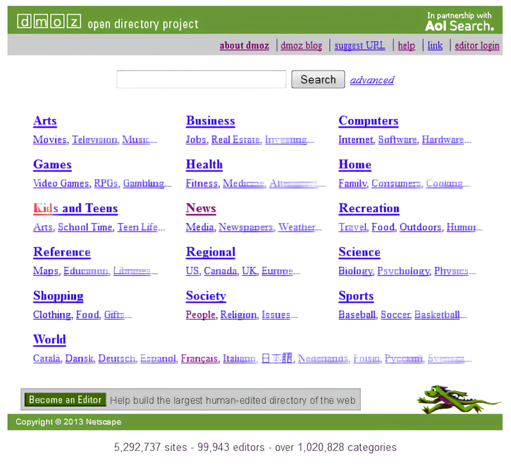 web directories